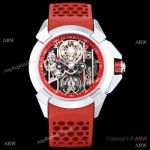 Replica Jacob & Co. Epic x CR7 44mm Men's Watches Red Rubber Strap